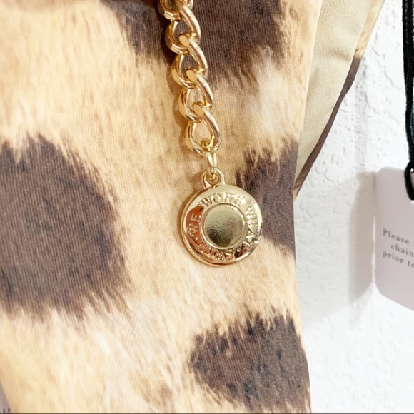 WeWoreWhat Belted Delilah Bikini Bottom Leopard XL - Picture 6 of 12